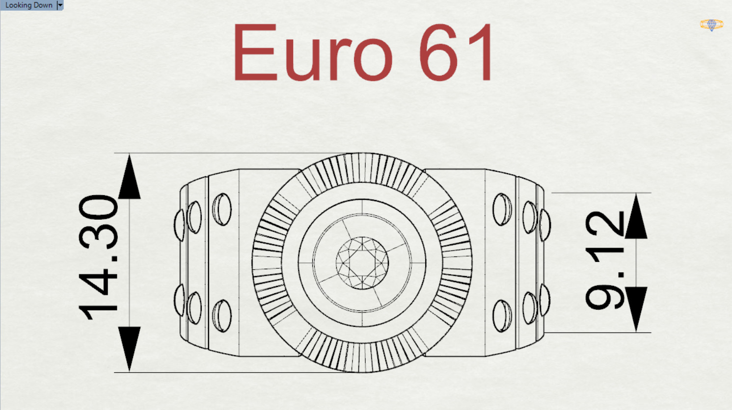 man diamond ring mr0136 3D print model_21