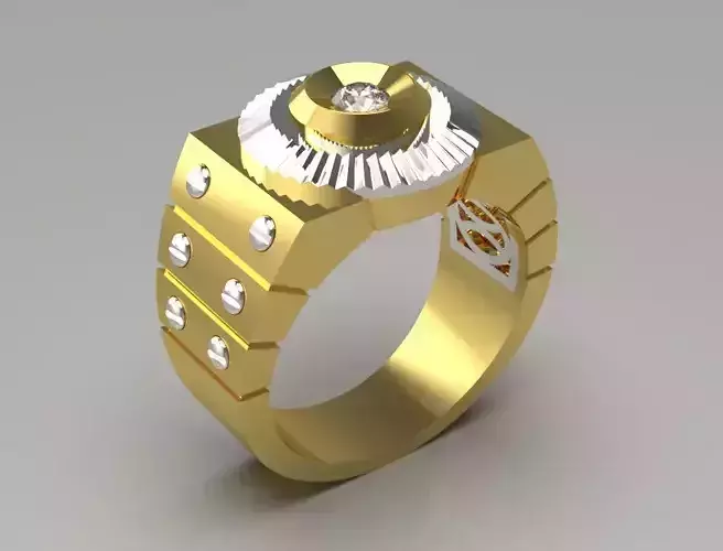 man diamond ring mr0136