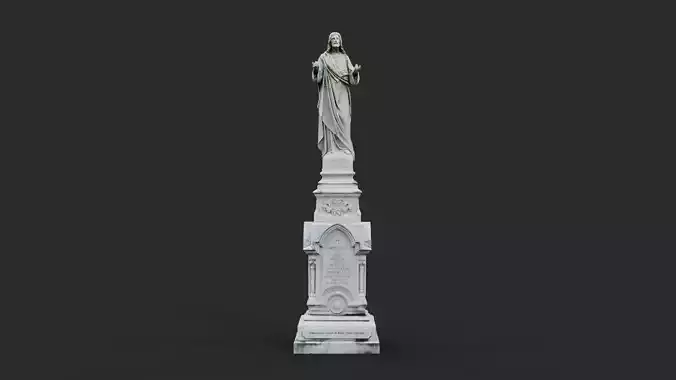 Jesus Monument 3D model
