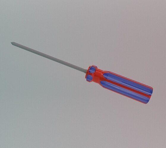 3D Model of Phillips Screwdriver Design and more Formats free Free 3D model