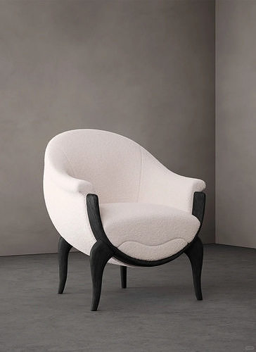 art sofa chair 3D model