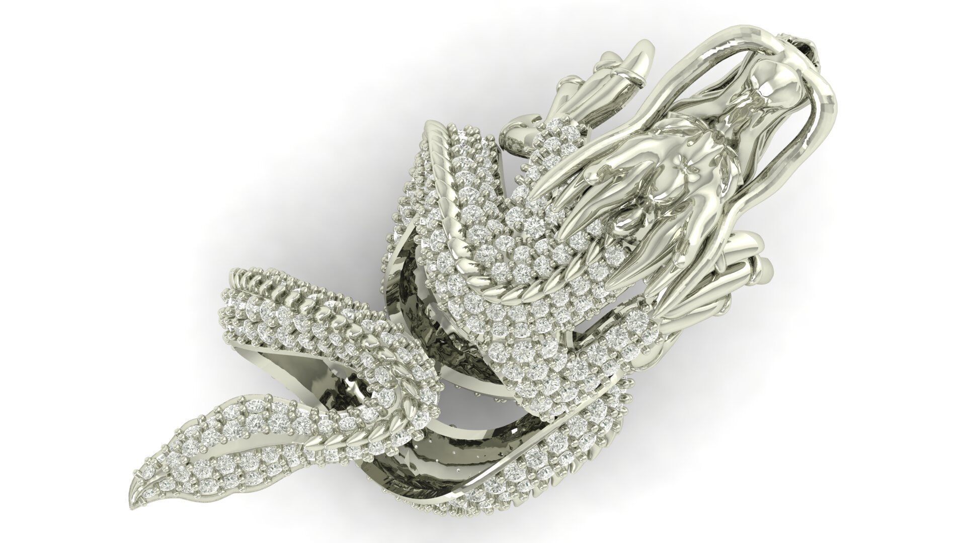 Dragon Ring 3D print model_5