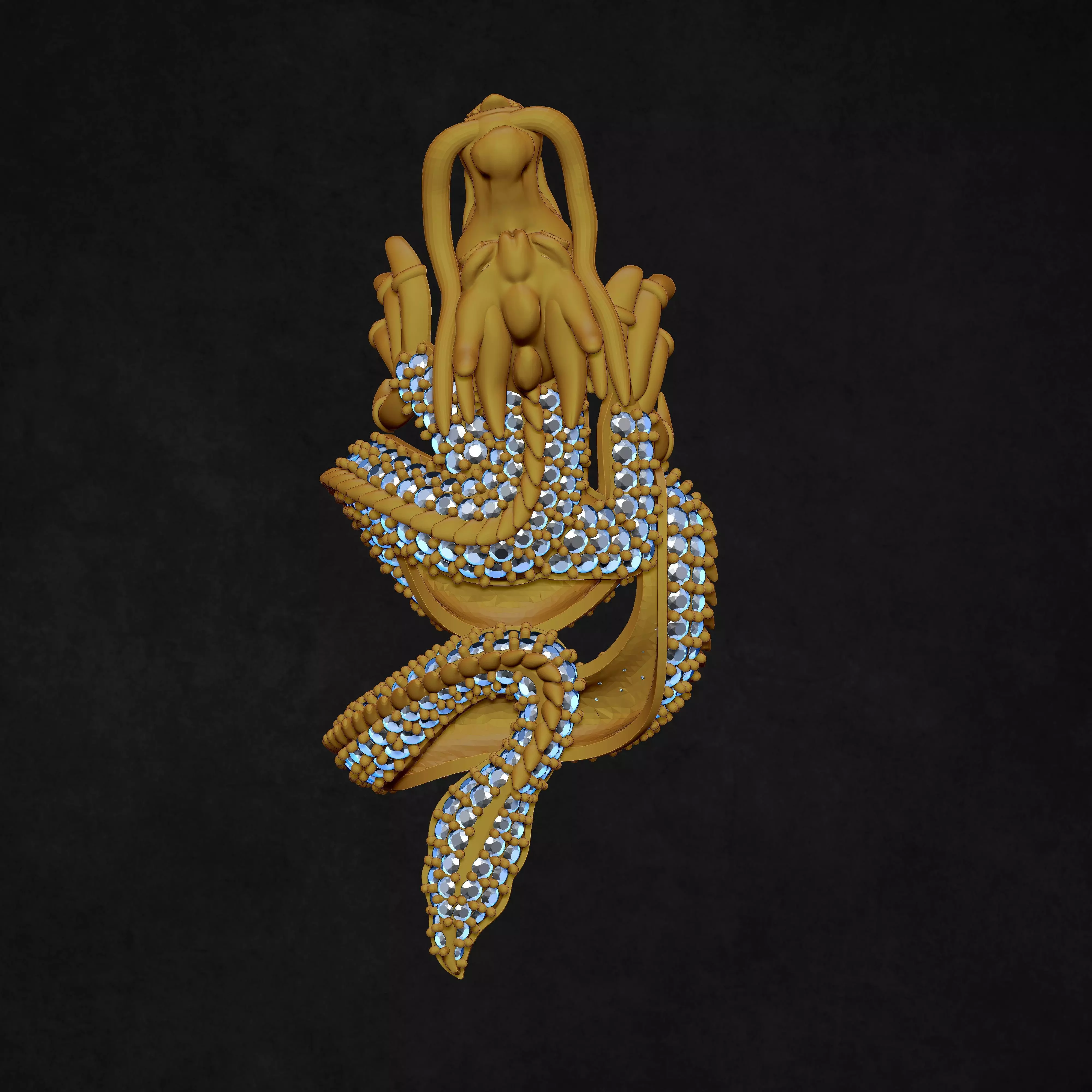 Dragon Ring 3D print model_0