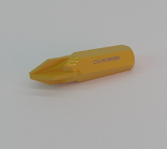 Phillips Screwdriver Bit Model for Drill Free 3D print model