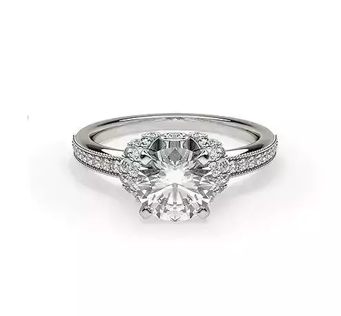 Round Diamond Solitaire Ring