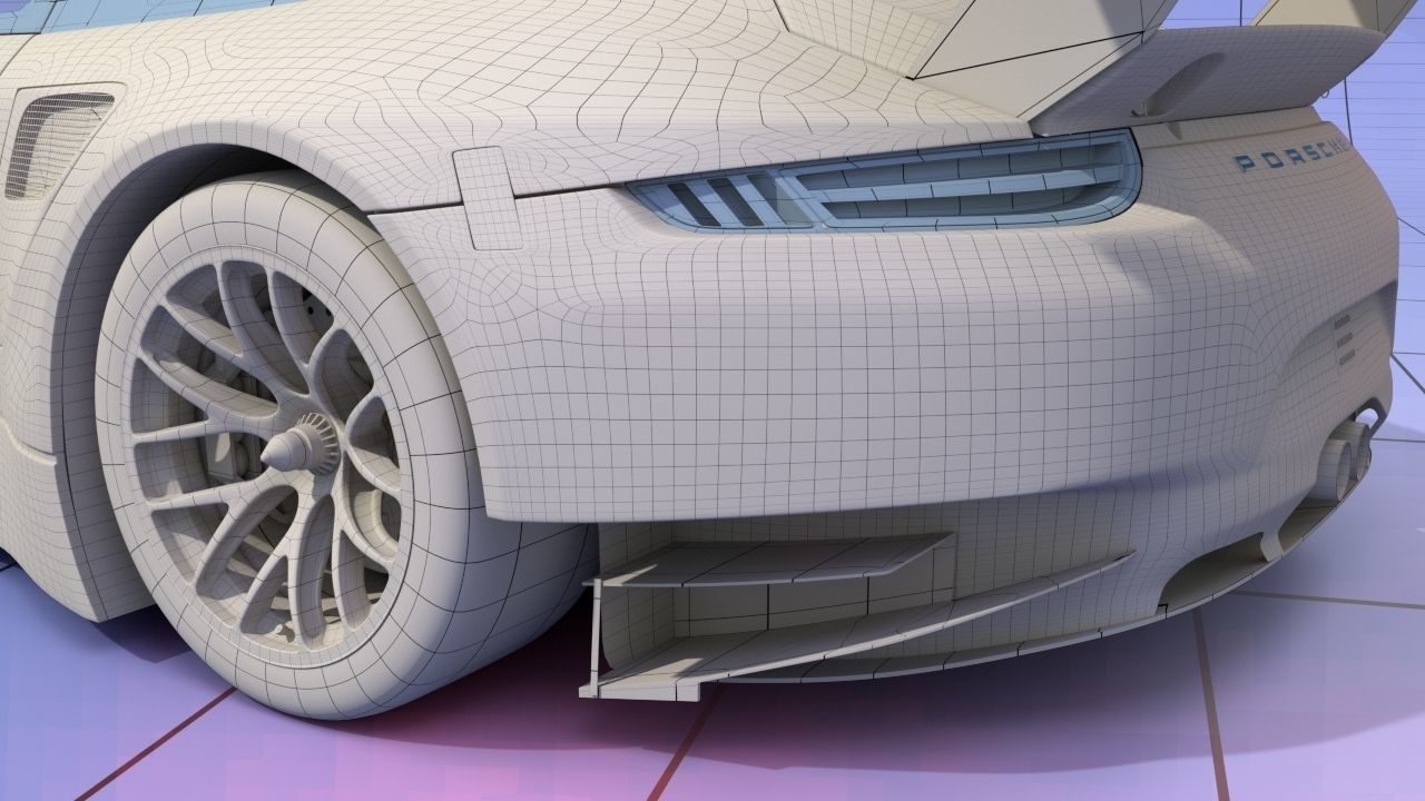 Porsche 2016 GT3 R - Dempsey Proton Racing Le Mans 3D model_15