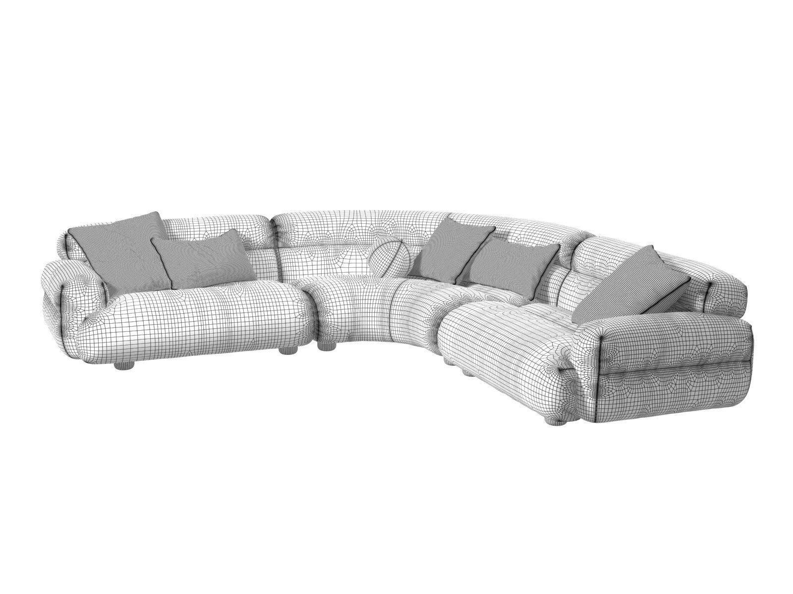 Valley Sofa E 3D model_7