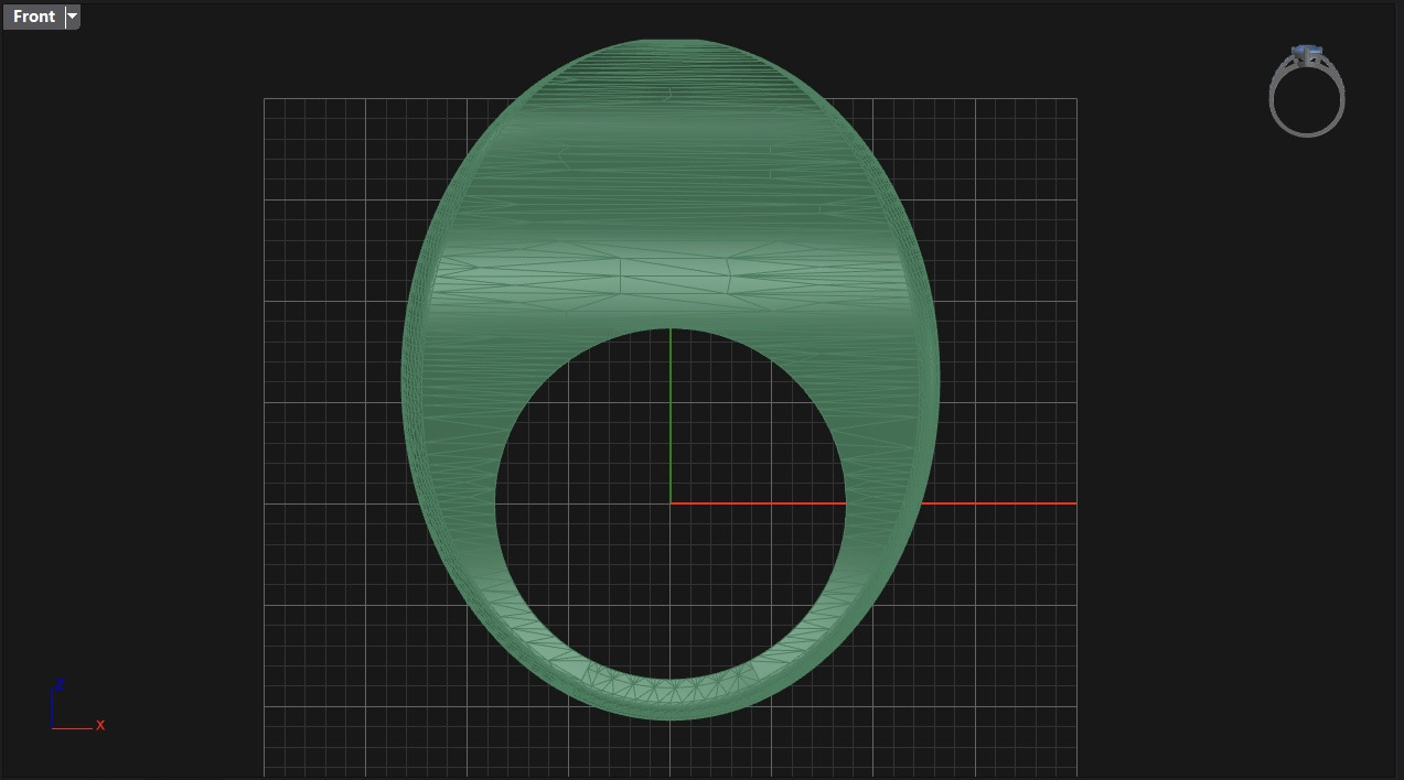 free form ring N57 3D print model_7