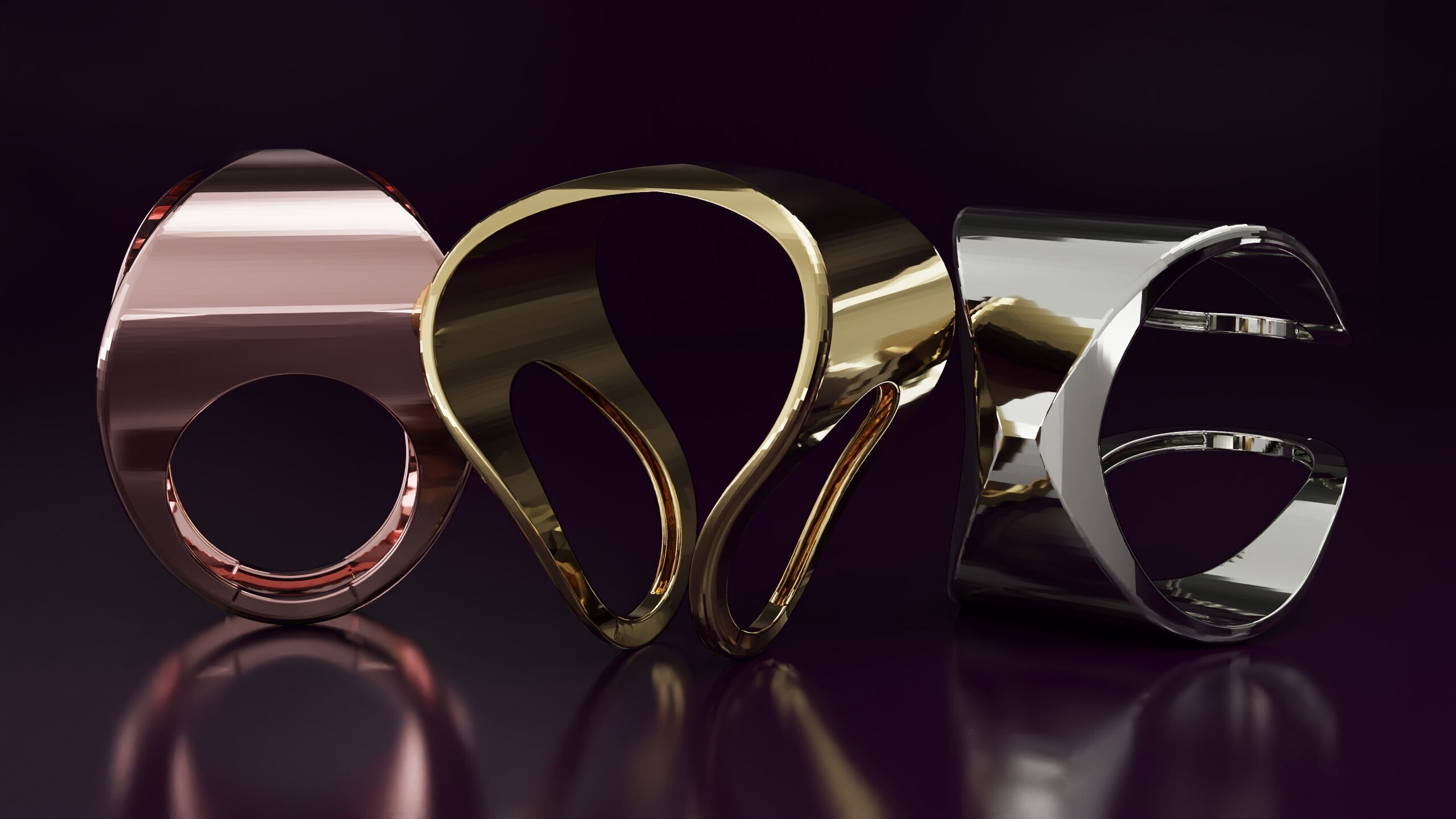 free form ring N57 3D print model_3