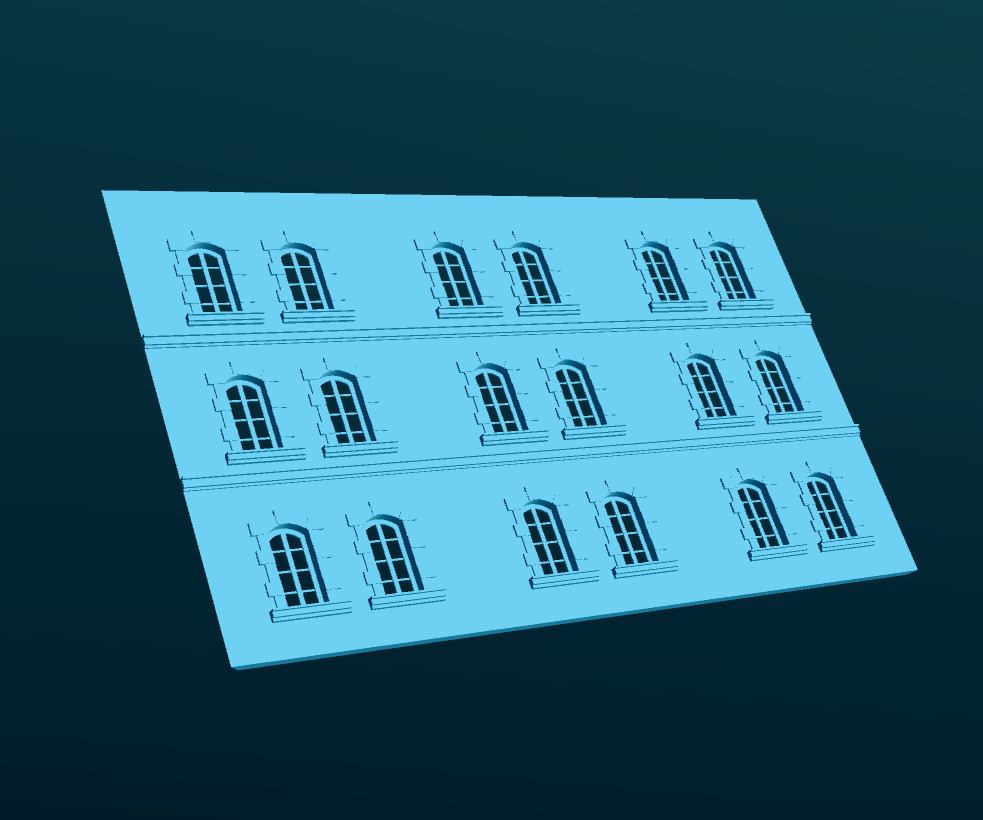 Grand Village Mansion from Southern France 3D print model_2