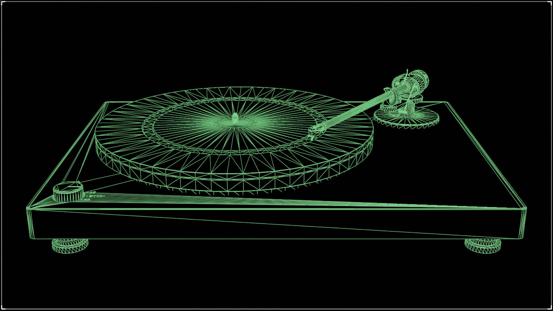 Turntable 3D model_8