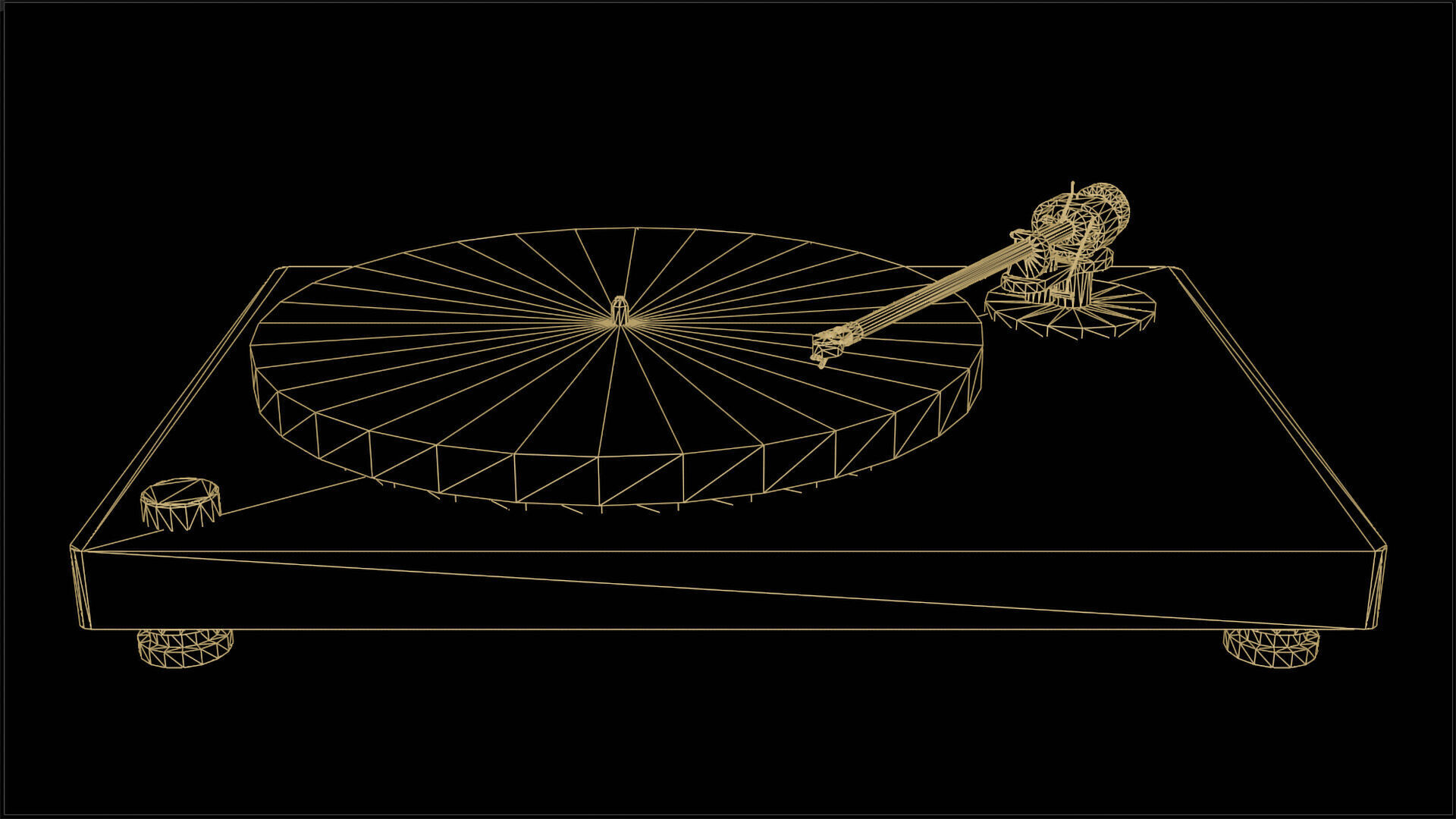 Turntable 3D model_9
