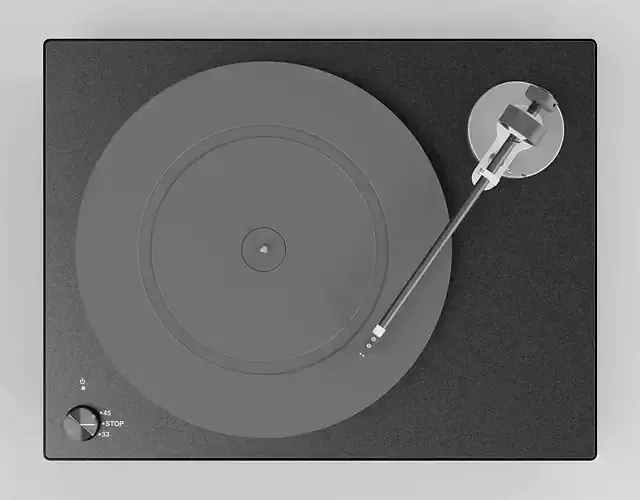 Turntable 3D model