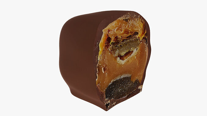 Helena Chocoteja ORANGE Chocolate Low-poly 3D model 5