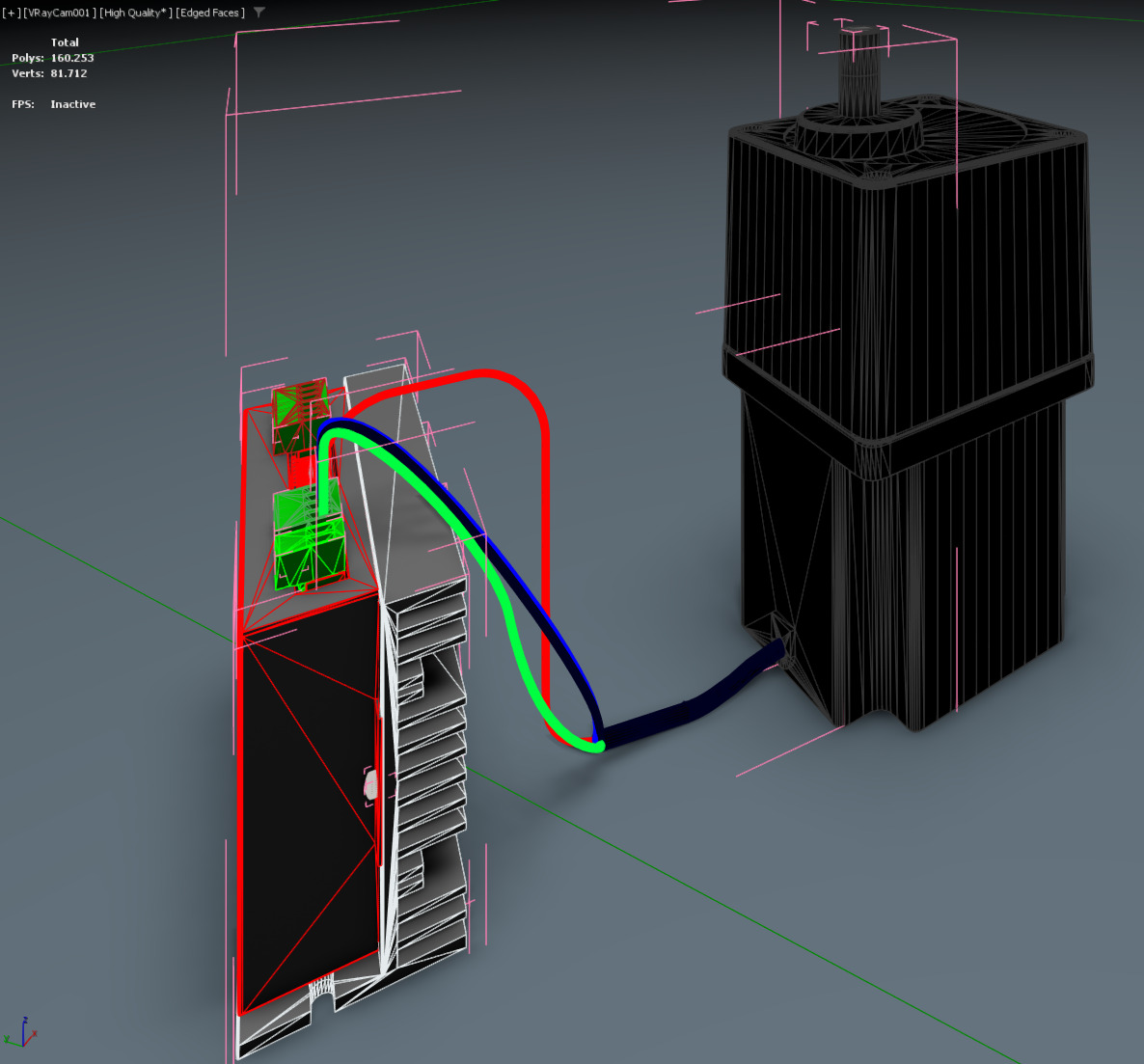 driver stepper motor and stepper motor 3D model_5