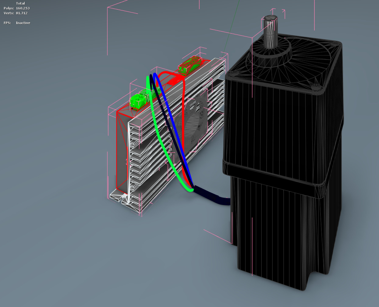 driver stepper motor and stepper motor 3D model_6
