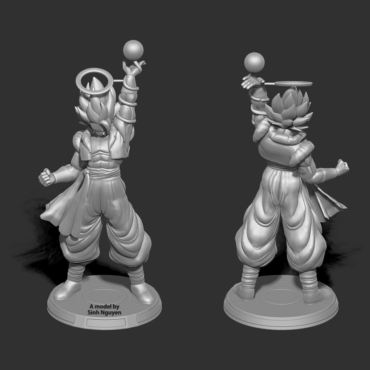 Super Gogeta - Dragon Ball 3D print model_4