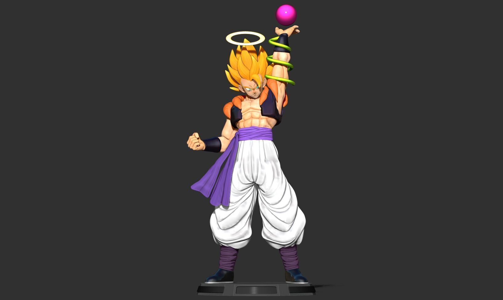 Super Gogeta - Dragon Ball 3D print model_9