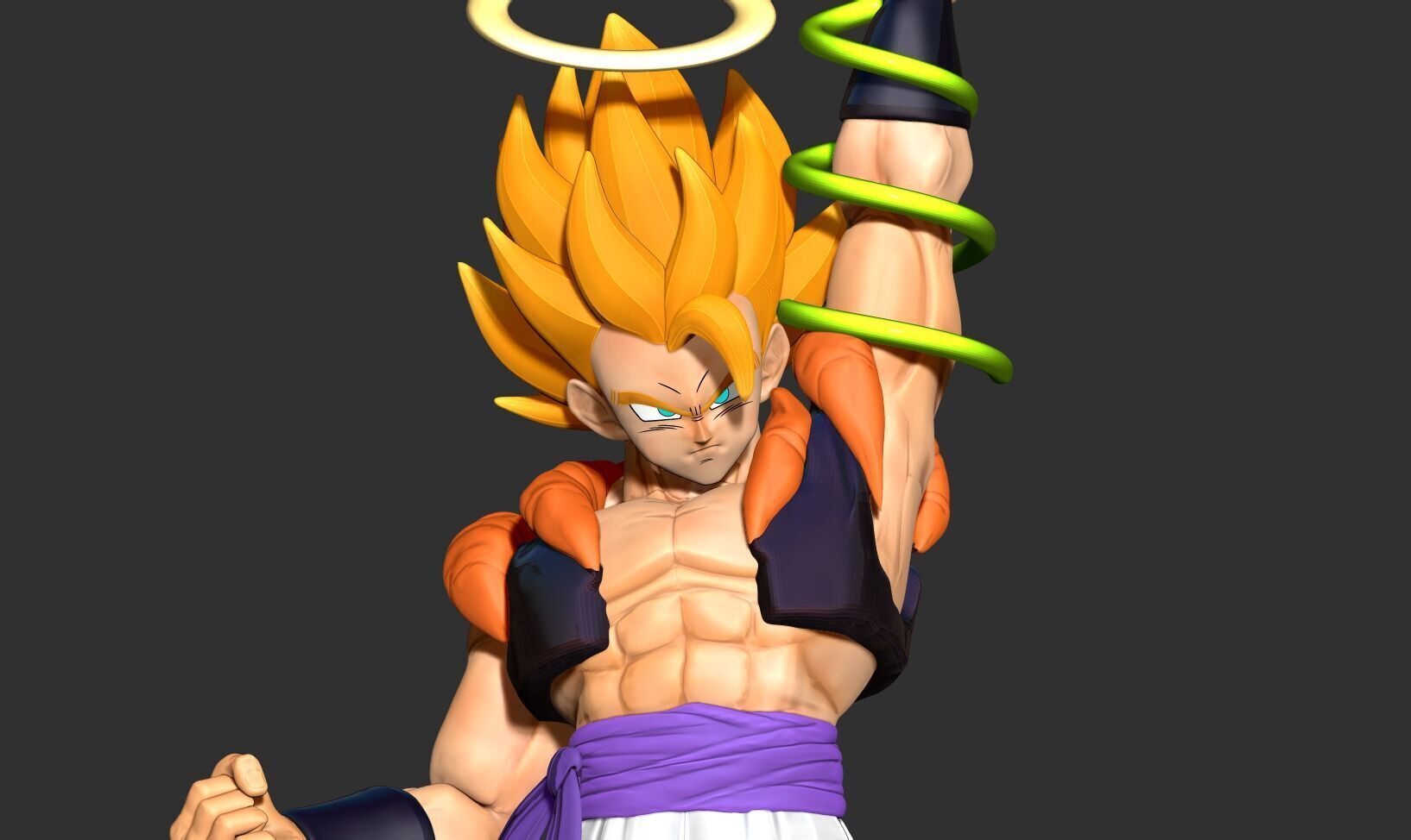 Super Gogeta - Dragon Ball 3D print model_7