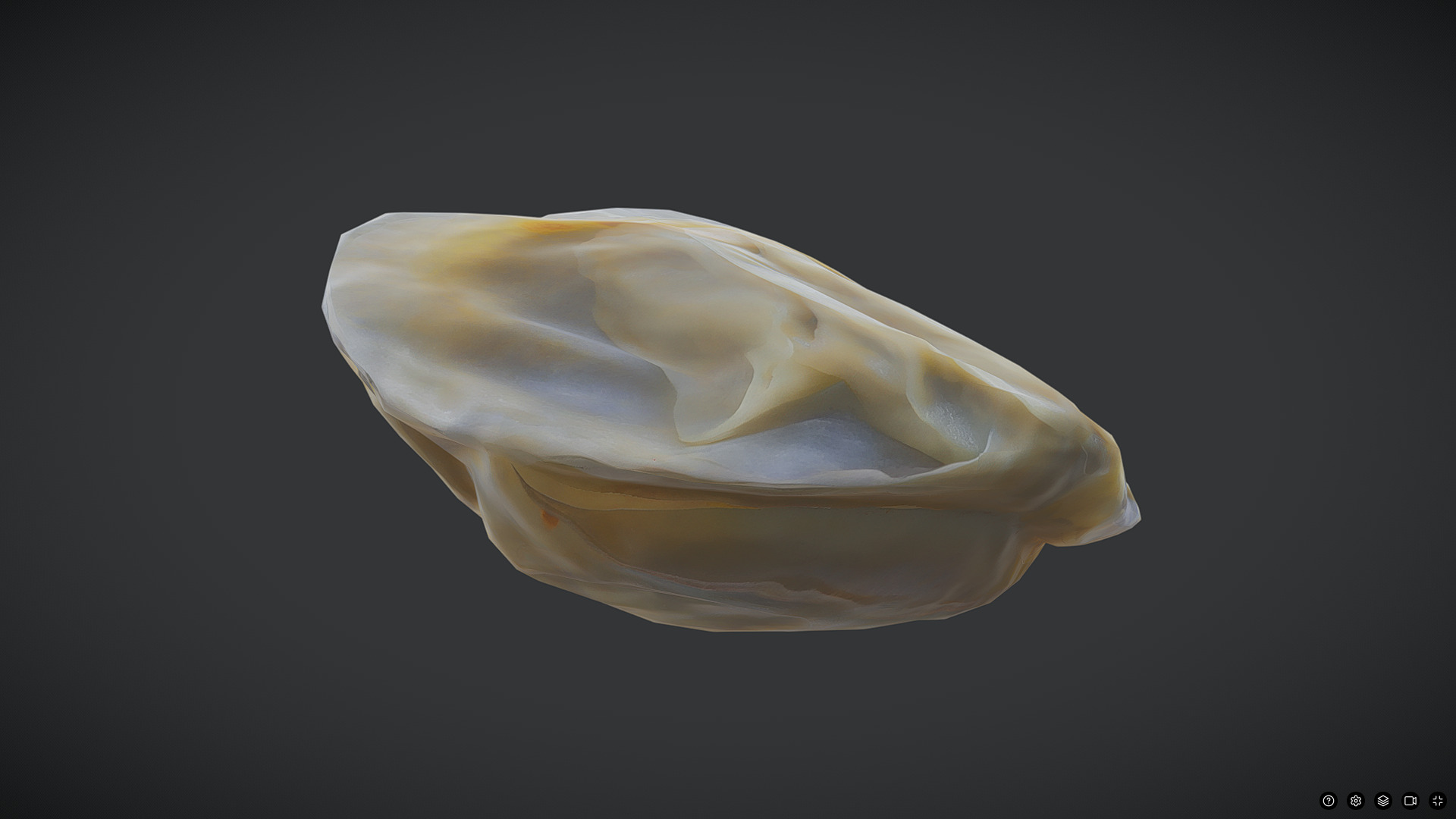 Dumpling 3 Low-poly 3D model_3