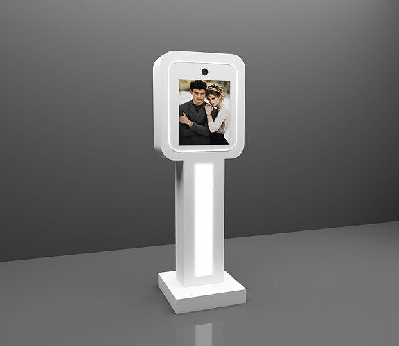 photo booth 3D model