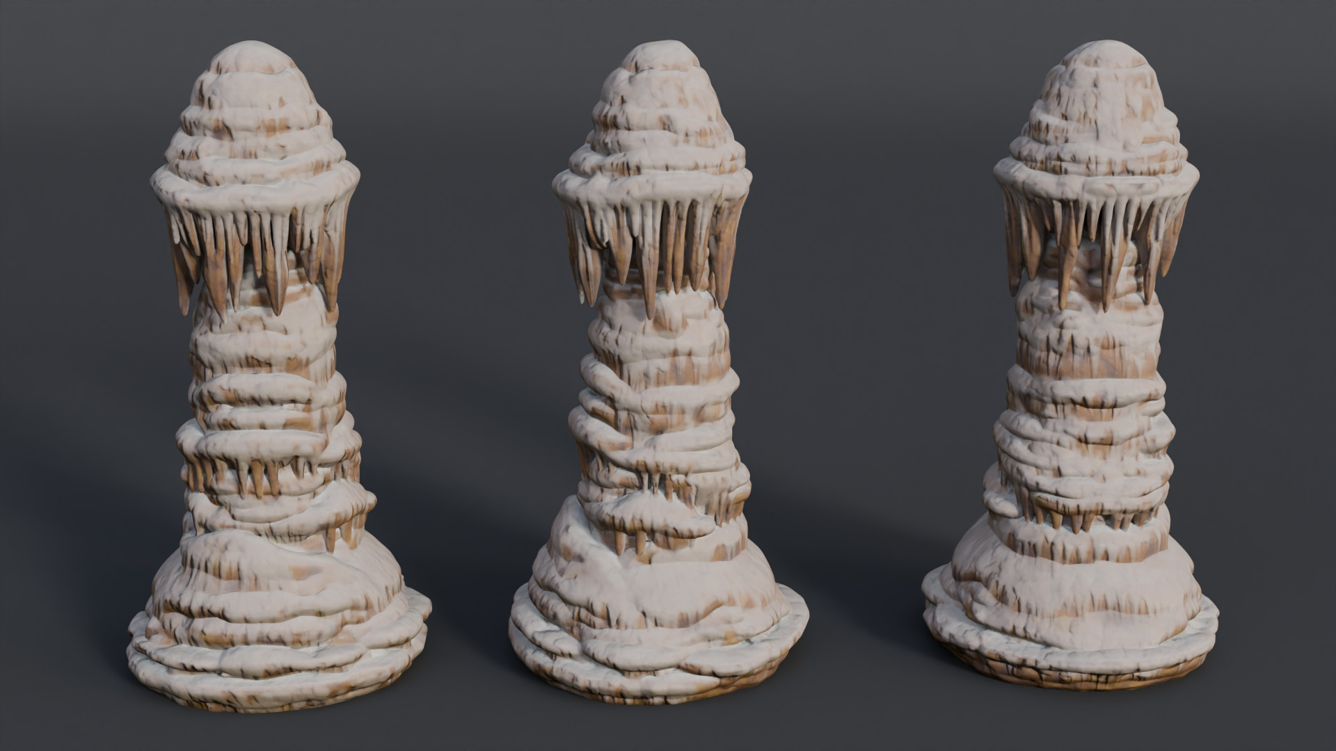 26 Cave Stalactites - 250318 3D model_29