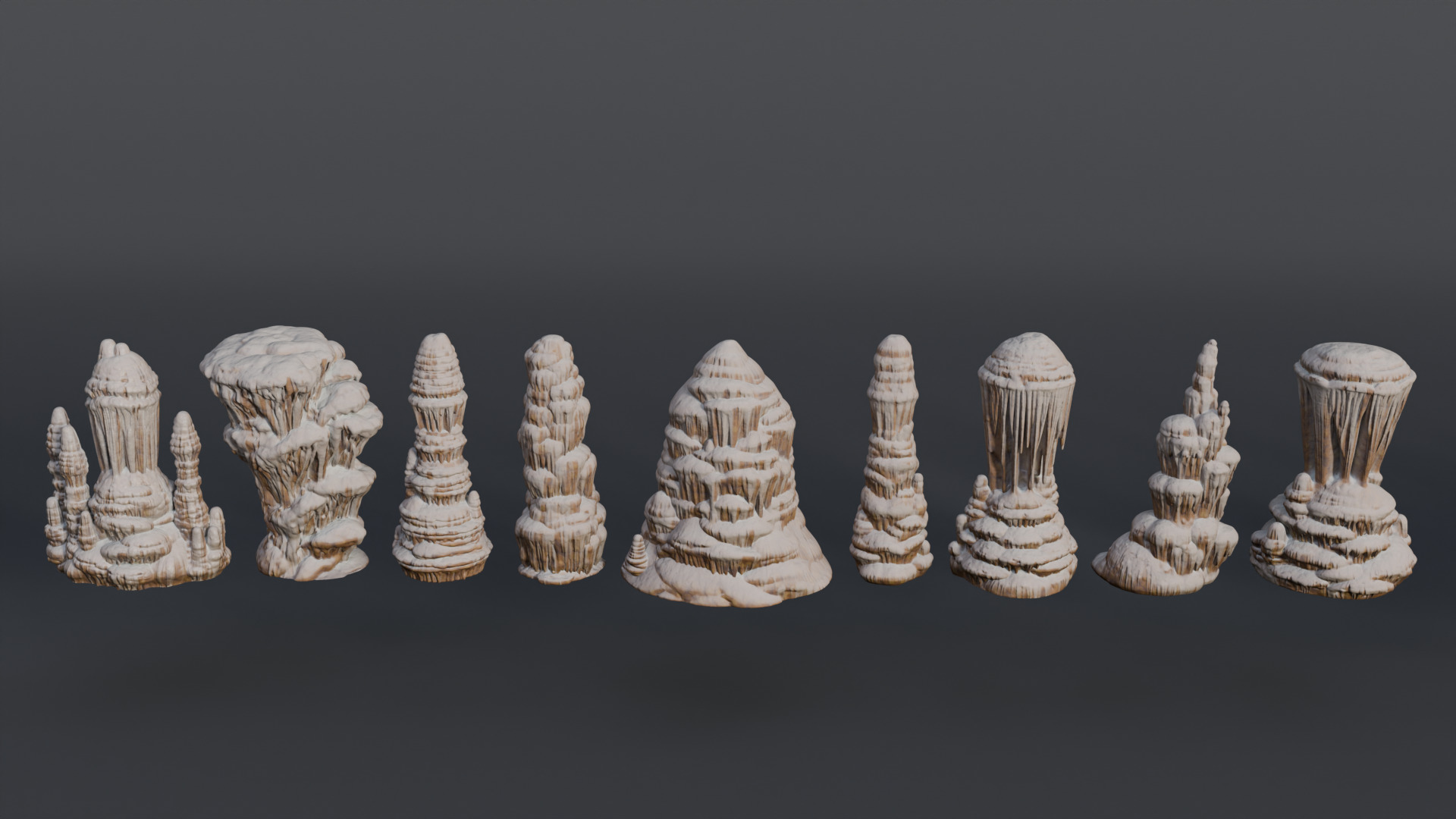 26 Cave Stalactites - 250318 3D model_1