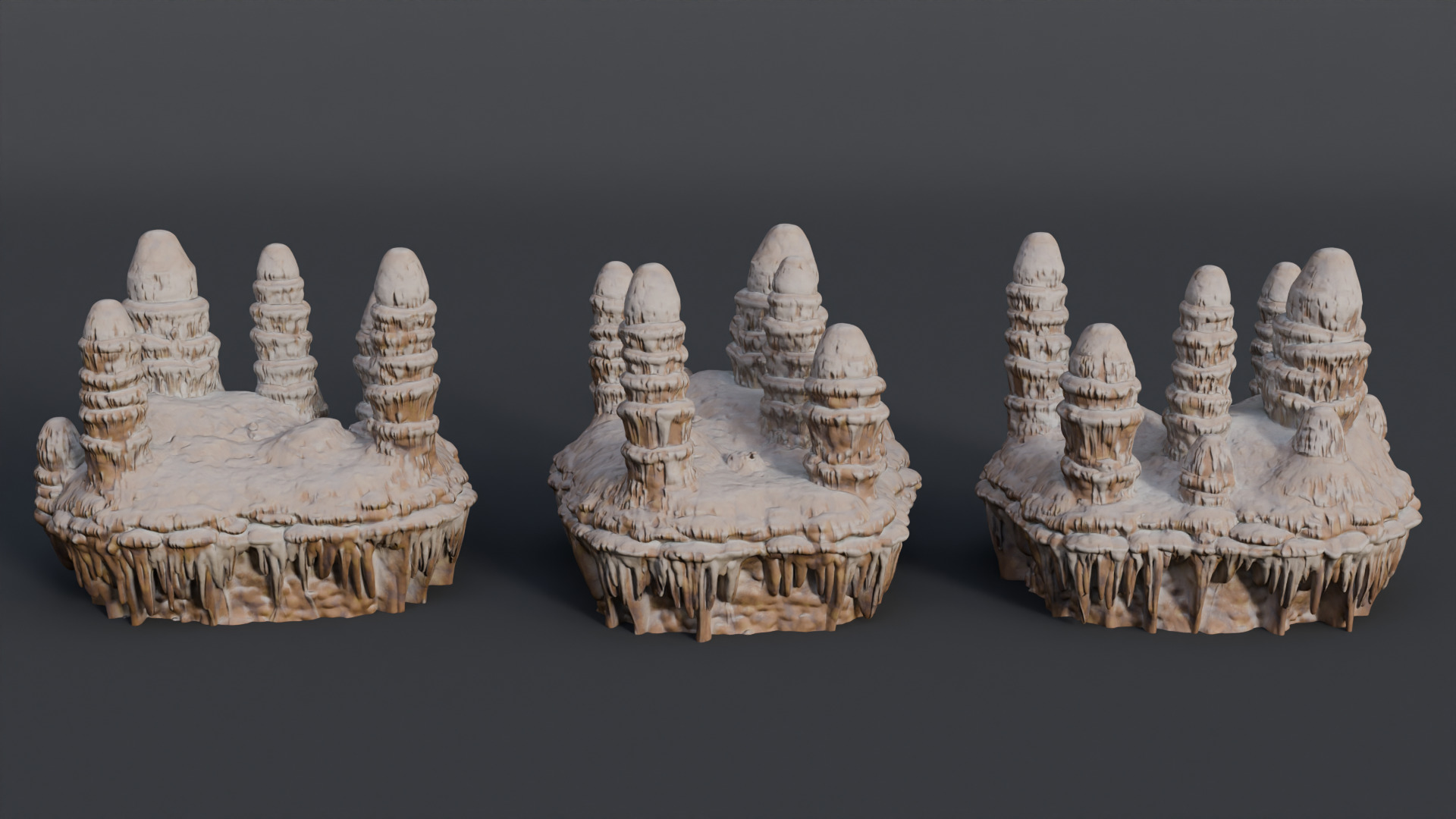26 Cave Stalactites - 250318 3D model_22