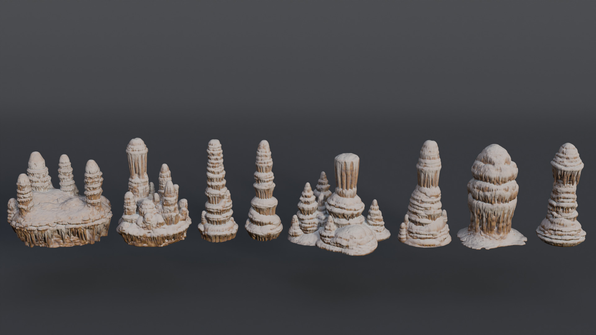 26 Cave Stalactites - 250318 3D model_3