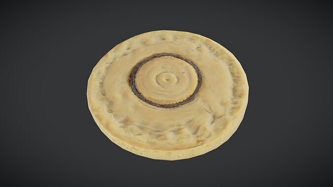 Shortbread Low-poly 3D model