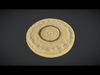 Shortbread Low-poly 3D model_1