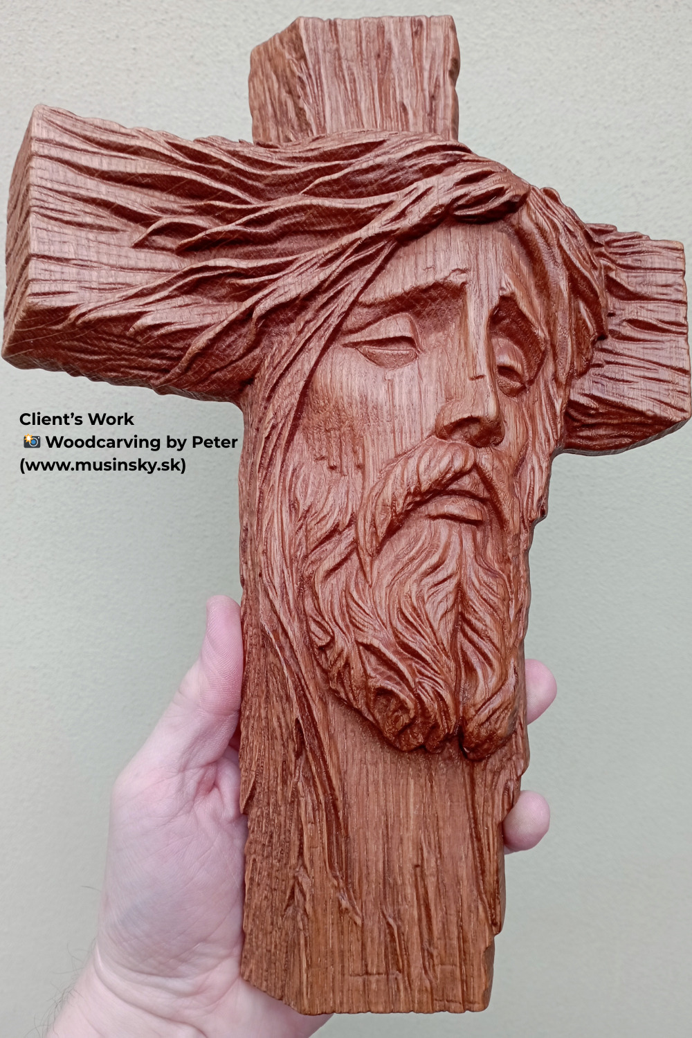 Jesus Cross Pendant 03 3D print model_4