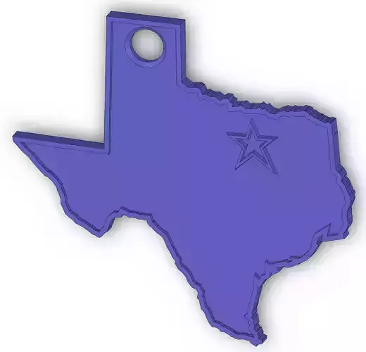 Texas Keychain