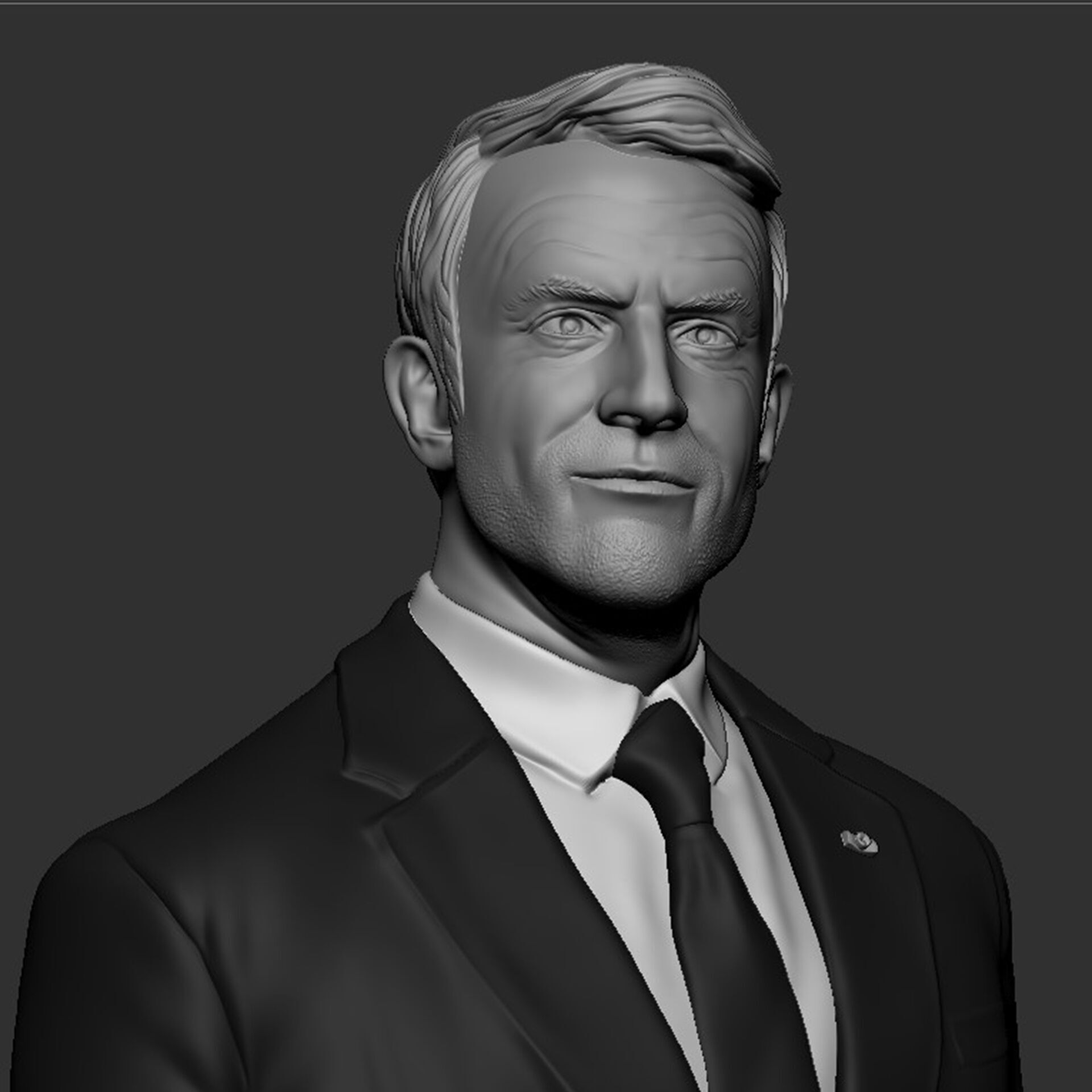 emmanuel macron 3d print 3D print model_1