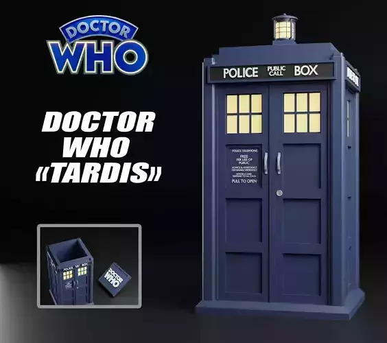 DOCTOR WHO TARDIS Jewelry Box