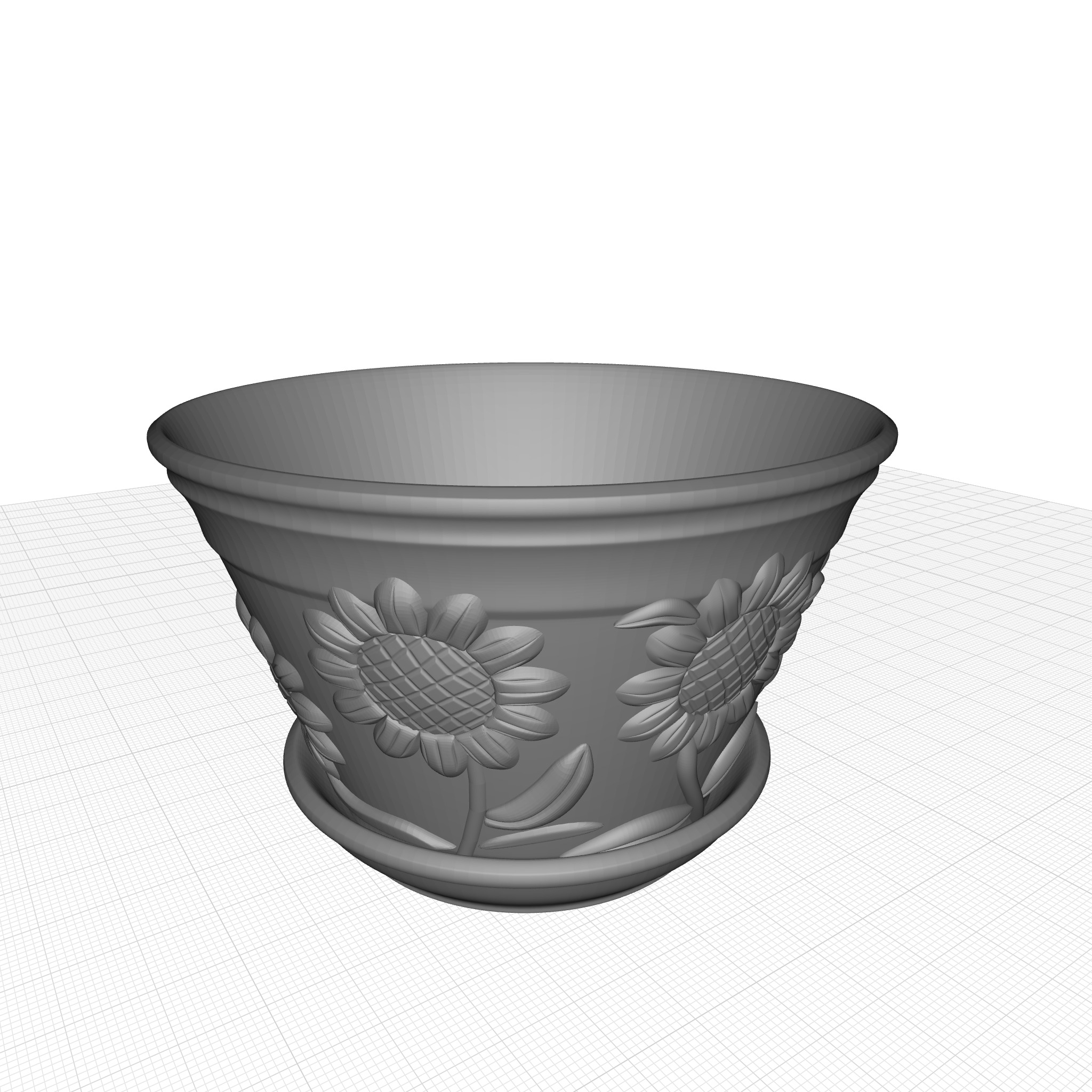 Mehrab Pot Planter 3D model_5