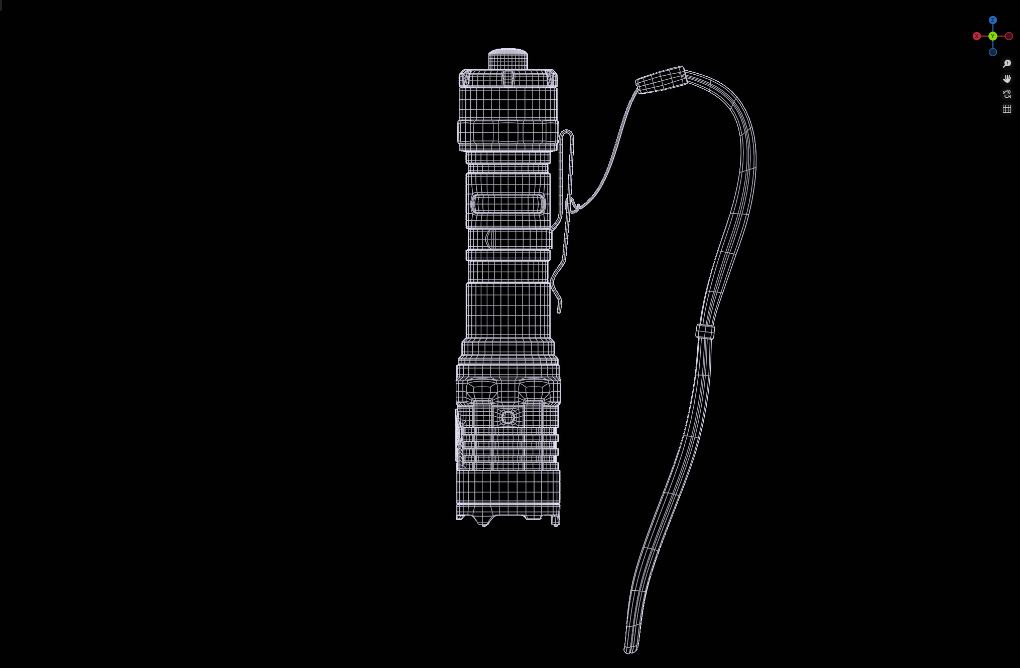 Nitecore P20iX Flashlight 3D model_29