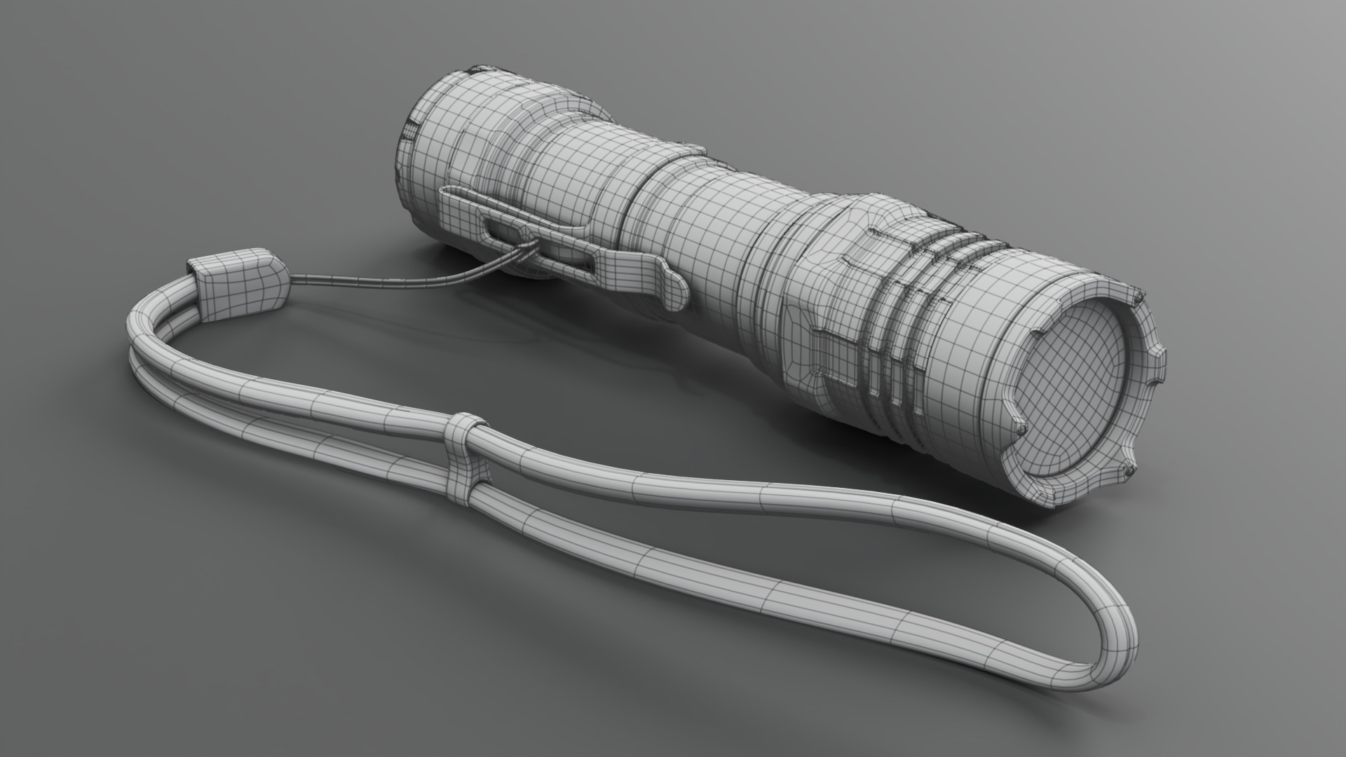 Nitecore P20iX Flashlight 3D model_12