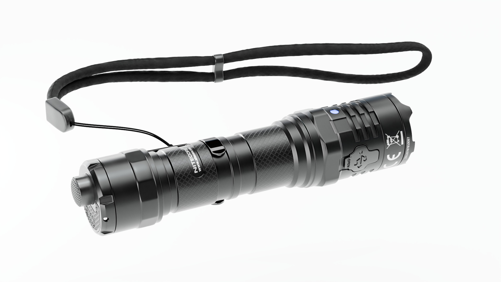 Nitecore P20iX Flashlight 3D model_23