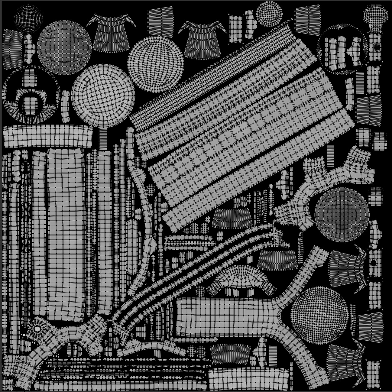 Nitecore P20iX Flashlight 3D model_38