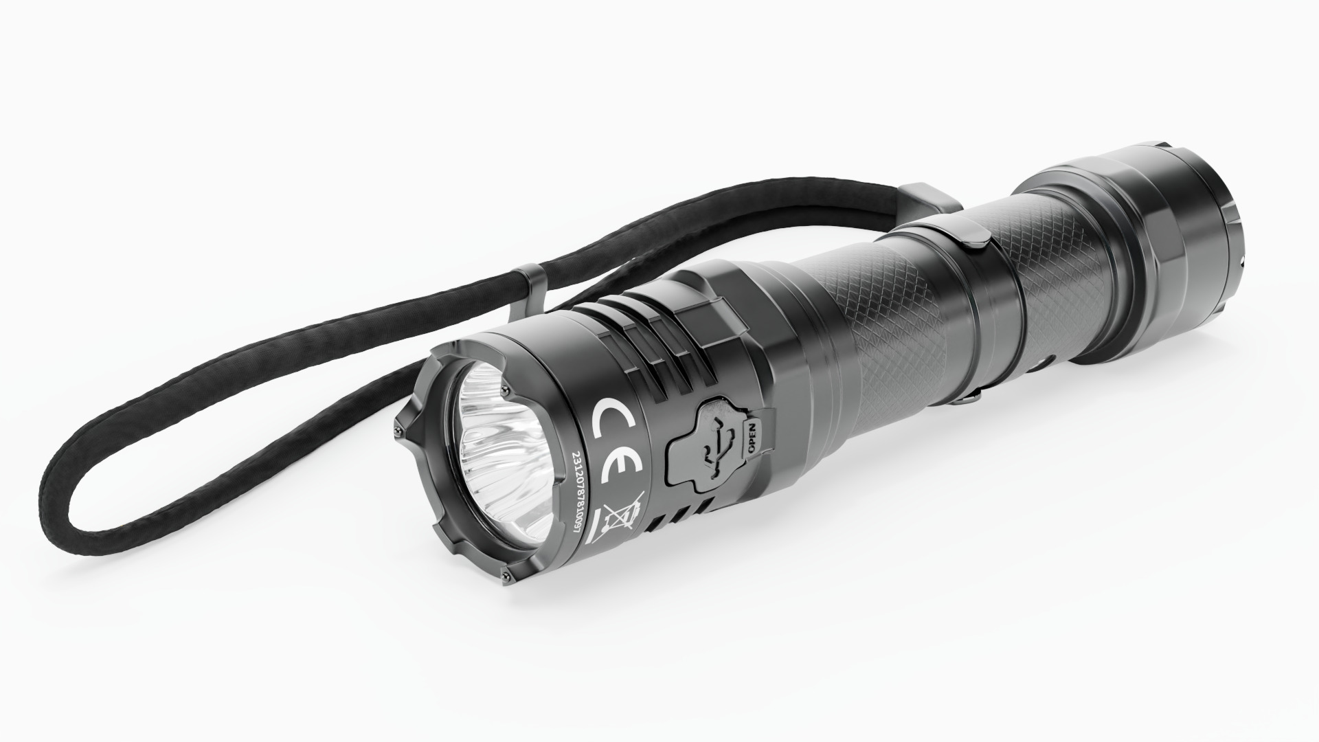 Nitecore P20iX Flashlight 3D model_8