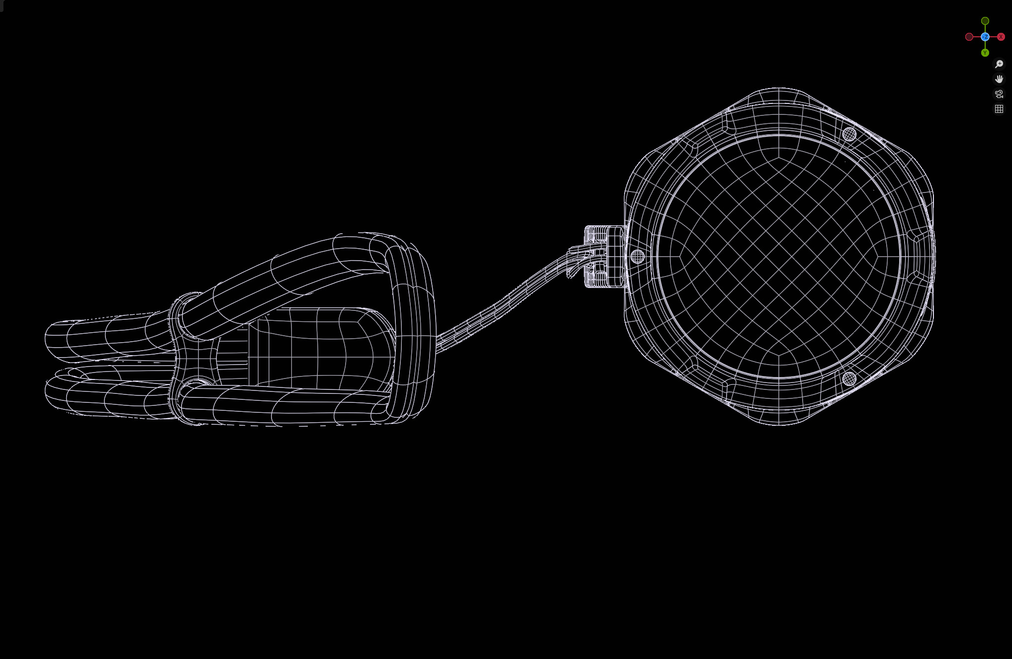 Nitecore P20iX Flashlight 3D model_32