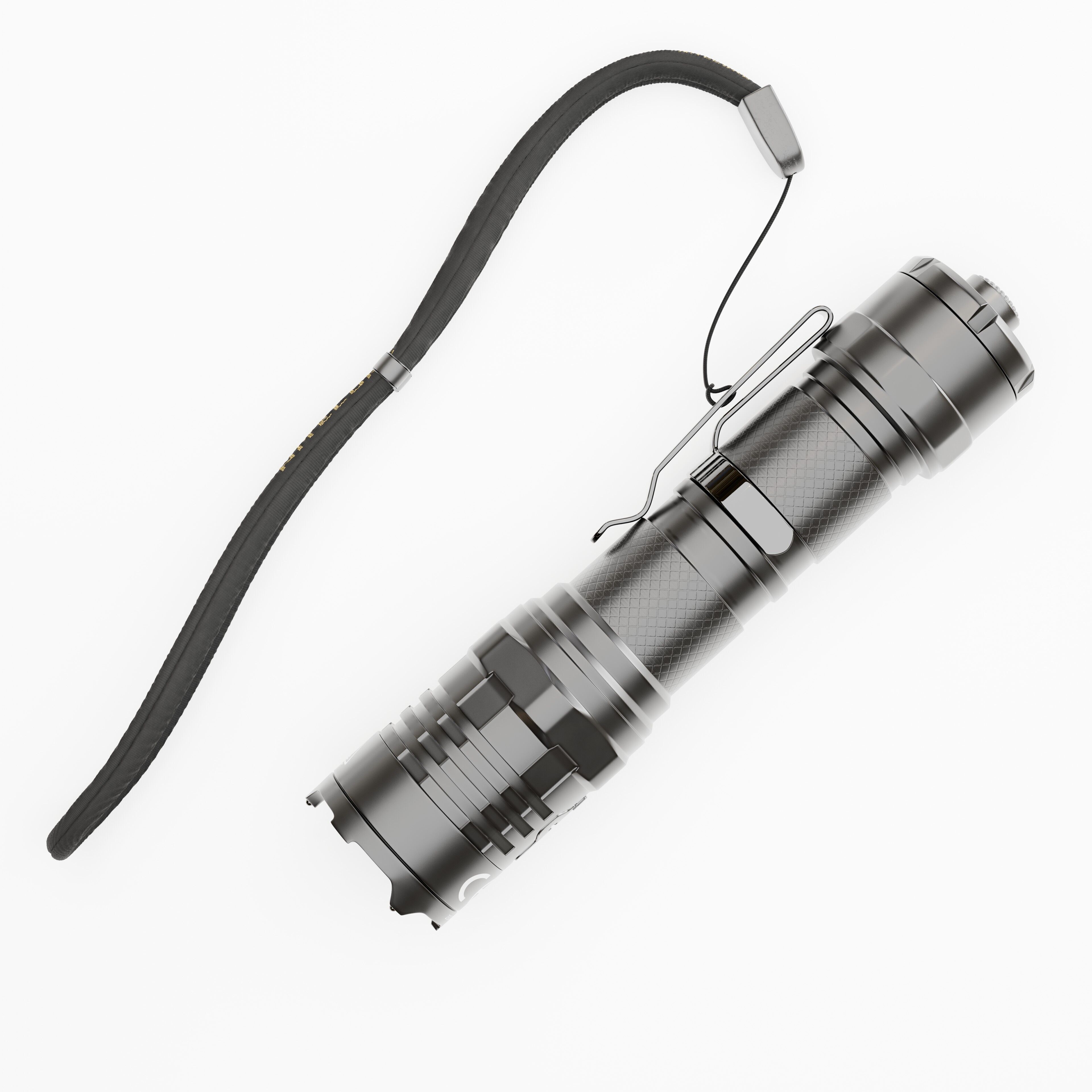 Nitecore P20iX Flashlight 3D model_4