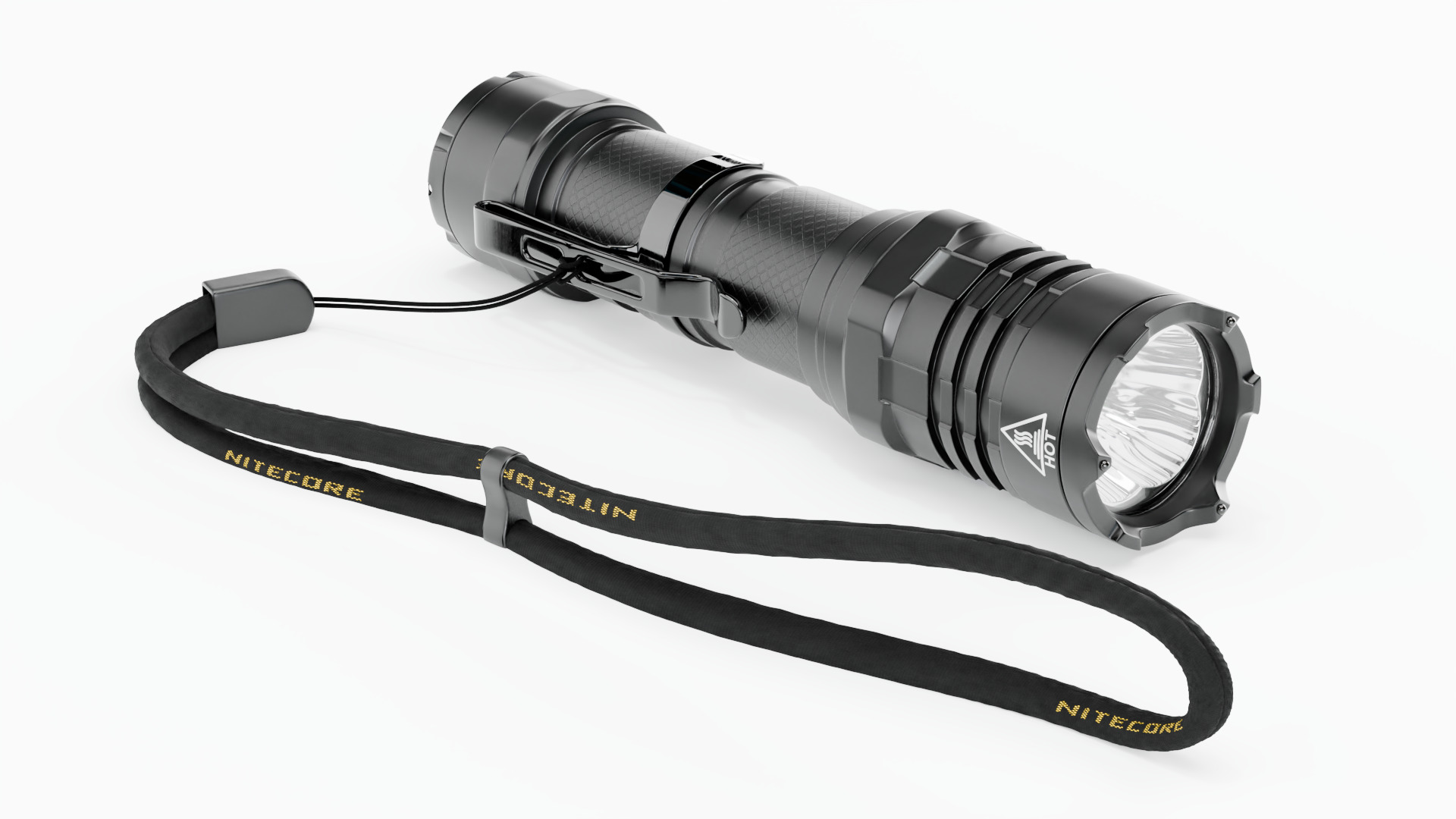 Nitecore P20iX Flashlight 3D model_11