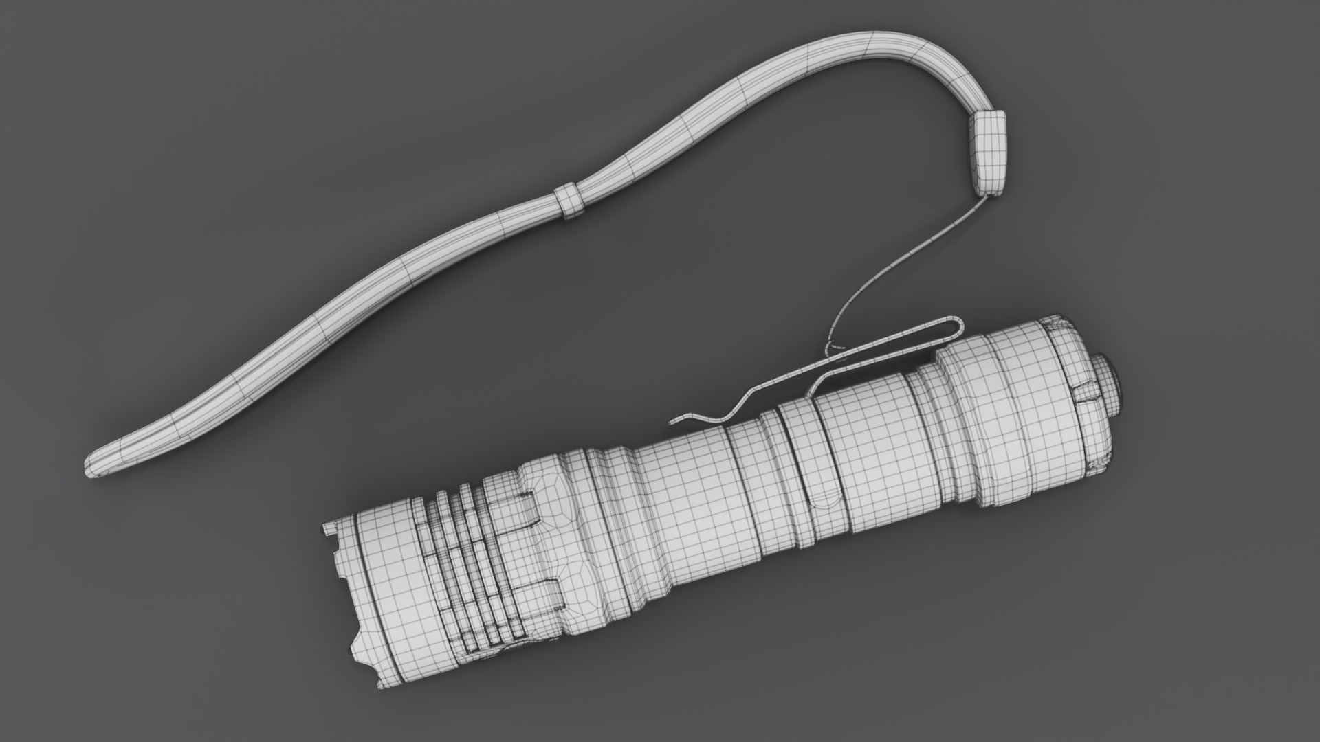 Nitecore P20iX Flashlight 3D model_21