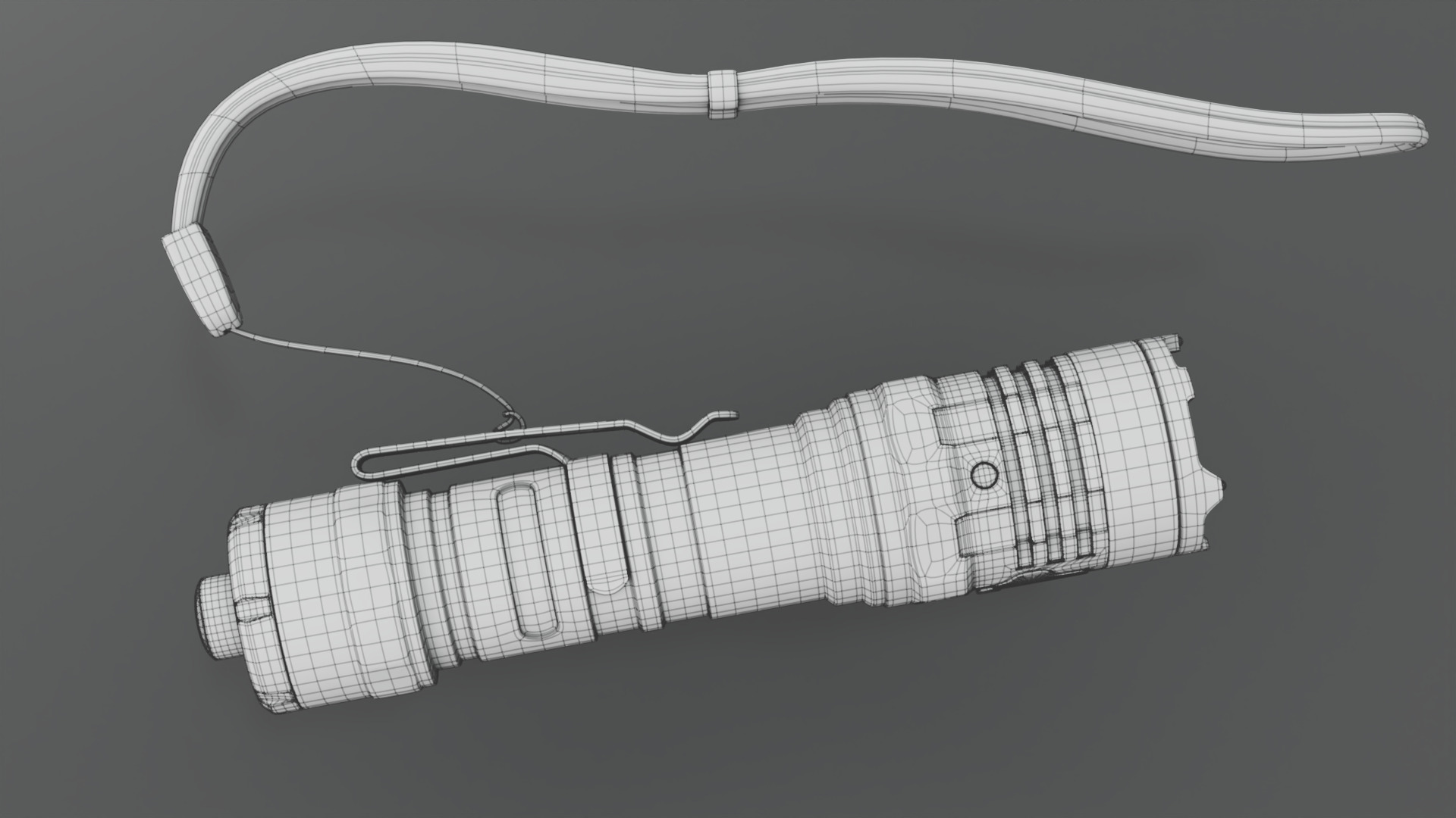 Nitecore P20iX Flashlight 3D model_15
