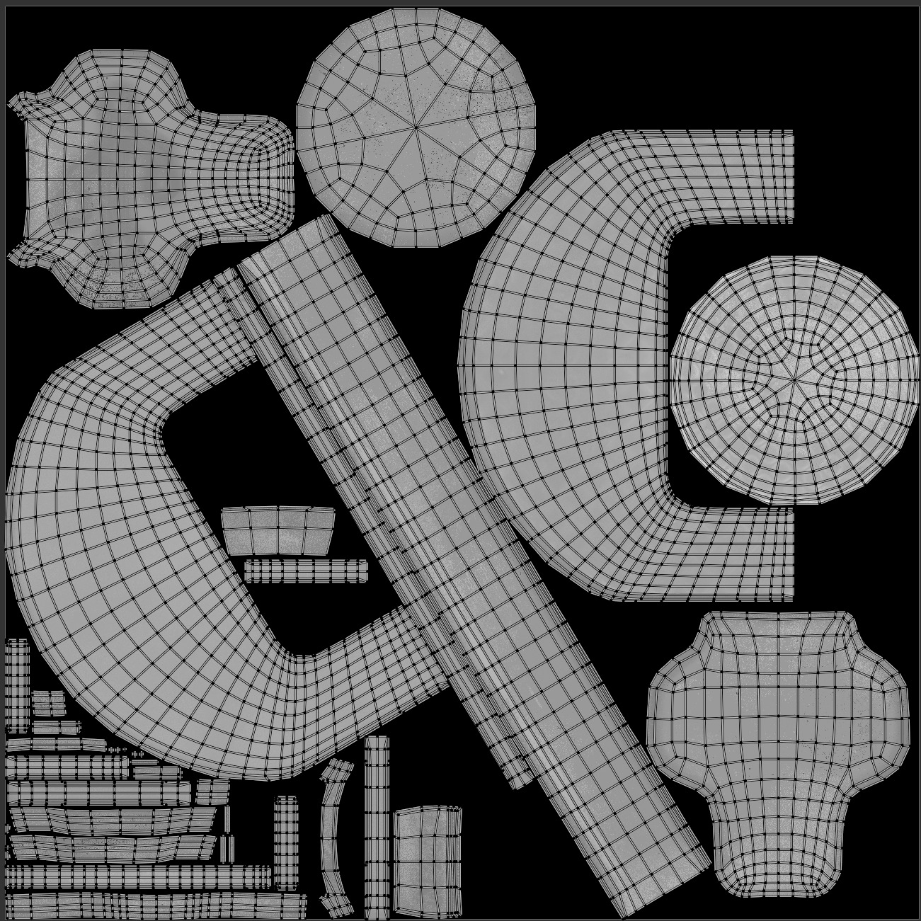 Nitecore P20iX Flashlight 3D model_34