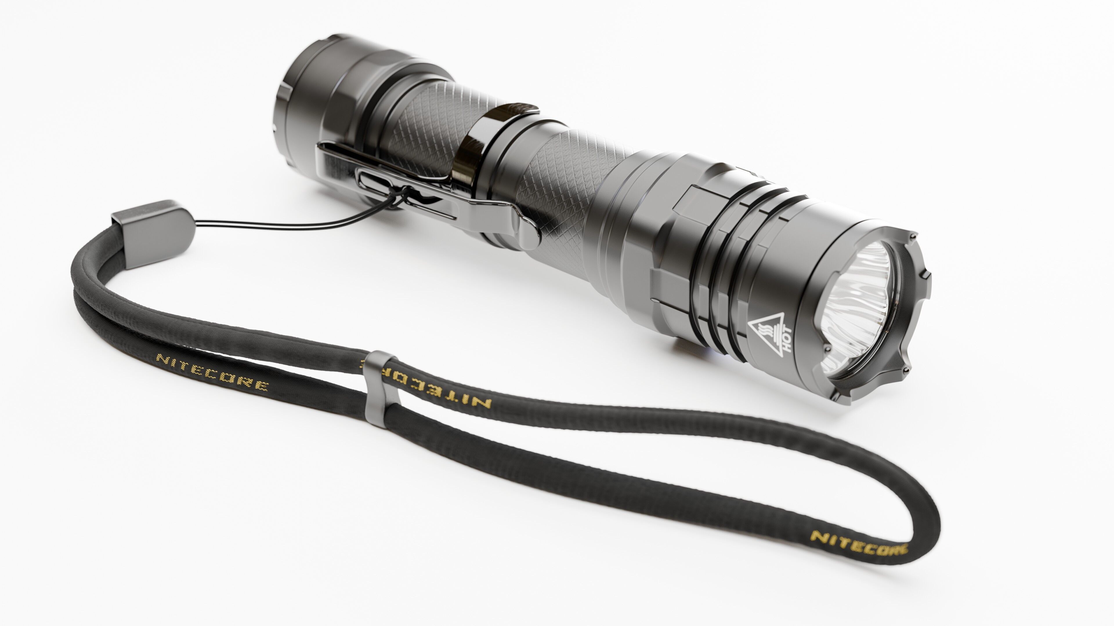 Nitecore P20iX Flashlight 3D model_1