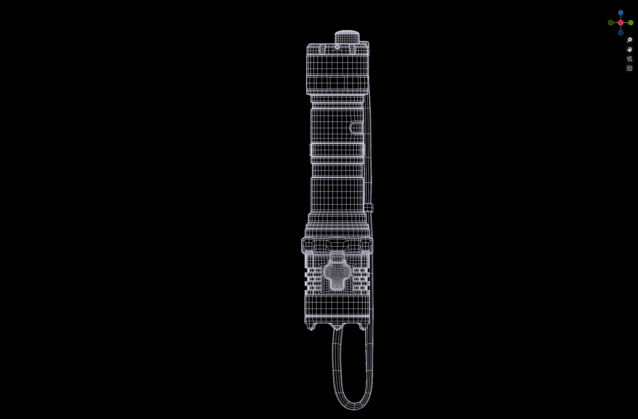 Nitecore P20iX Flashlight 3D model_30