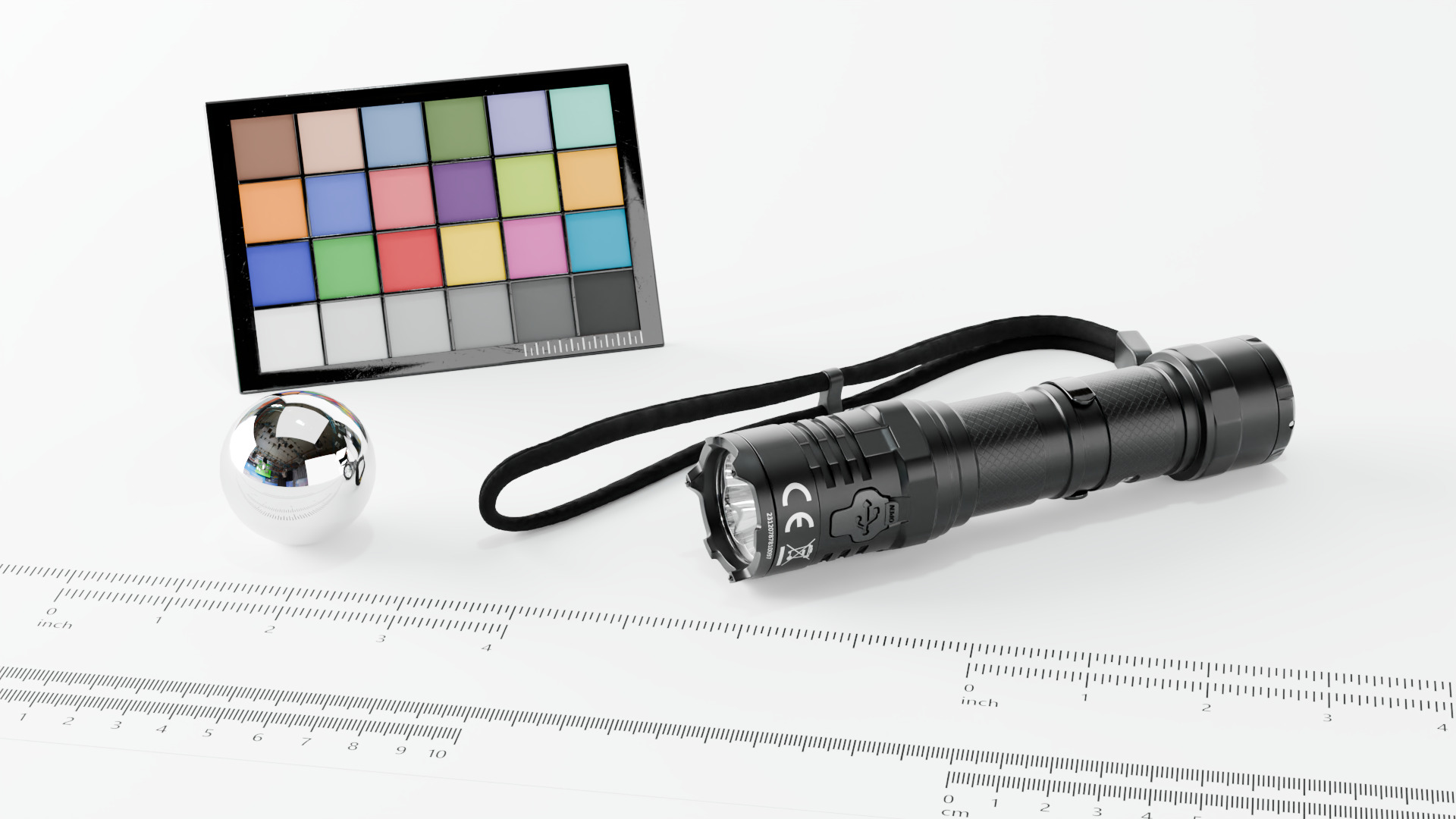 Nitecore P20iX Flashlight 3D model_5